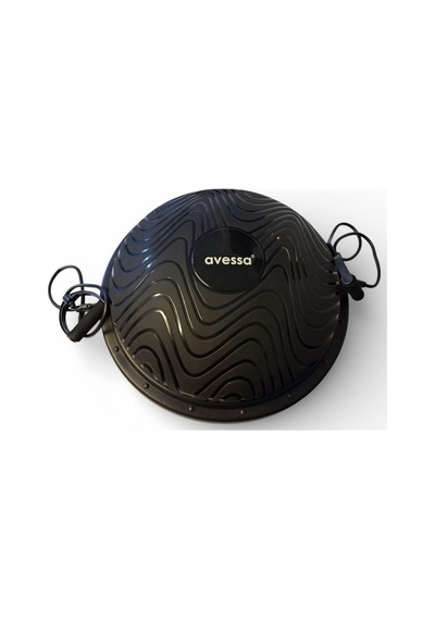 Özel Seri Bosu-600 Bosuball Siyah Renk 58 Cm Pilates Spor Aleti Kardiyo