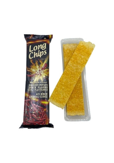 Long Chips Acı Biber Aromalı Patates Cipsi 75 G