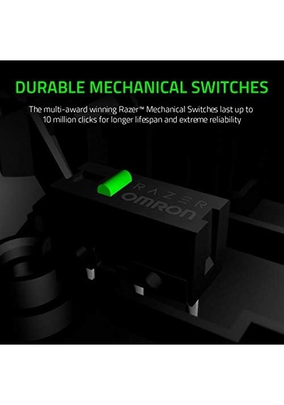 Deathadder 2021 - Kablolu Oyun Faresi Optik Sensör, 6400 Dpı, 5 Programlanabilir Düğme, Ergonomik Form Faktörü Pc Beyaz