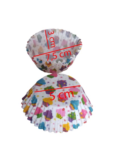 24 Adet Kürdan + 24 Adet Kağıt Kapsül Kek Cupcake Muffin Kalıbı 18657135