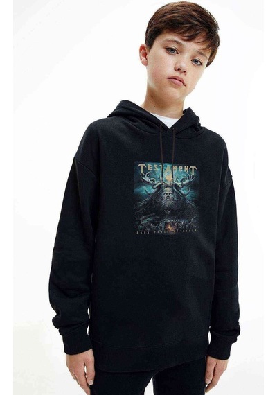 Tshirthane Testament Dark Roots Of Earth Testament Baskılı Çocuk Sweat Siyah