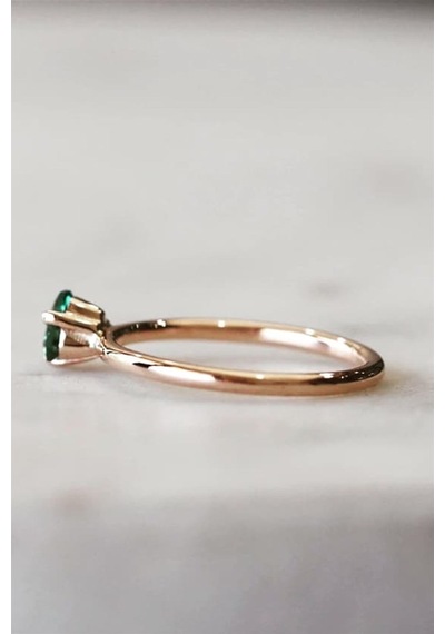 Amsterdam Green Topaz Yüzük - Ak563