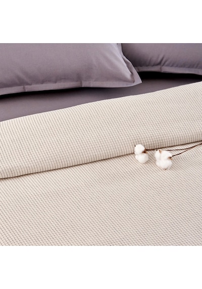 Taç Bamboo Dreams Private Pike Takımı Plain Gri Çift Kişilik Gri