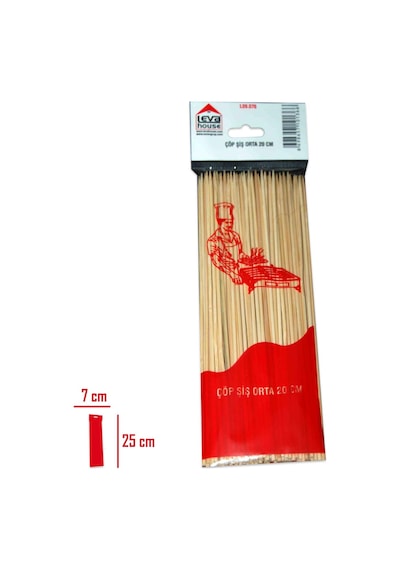Leva Çöp Şiş Orta 20 cm