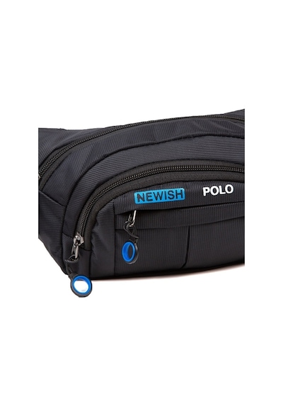 Newish Polo Su Geçirmez Kulaklık Çıkışlı Erkek Bel ve Omuz Çantası