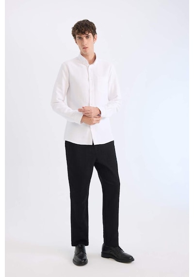 DeFacto %100 Pamuk Yazlık Jogger Pantolon Regular Fit Normal Kesim Keten Görünümlü Düz Paça Cepli B4138AX25SPBK81 DeFacto %100 Pamuk Yazlık Jogger Pantolon Regular Fit Normal Kesim Keten Görünümlü Düz Paça Cepli B4138AX25SPBK81