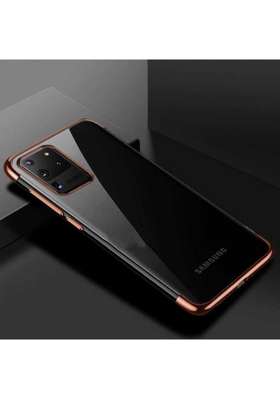 Galaxy S20 Ultra Köseleri Renkli Kamera Korumali Seffaf Kilif 417267120