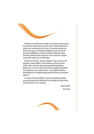 Seviyesüz İlişkiler / Fatma Esra Horasan
