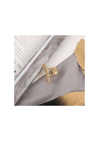 So-much Kadın Yeni Trend Metal Küçük Boy Mandal Saç Tokası Geometrik Şekilli 4,5 Cm.-3 Gold - 105669183 Gold - 105669183 Gold