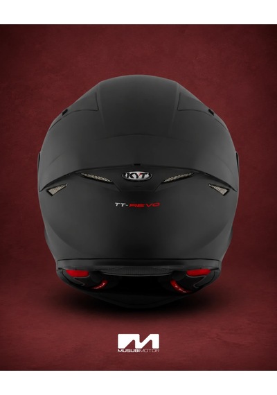 Kyt Tt-revo Kask Plaın Matt Black Siyah