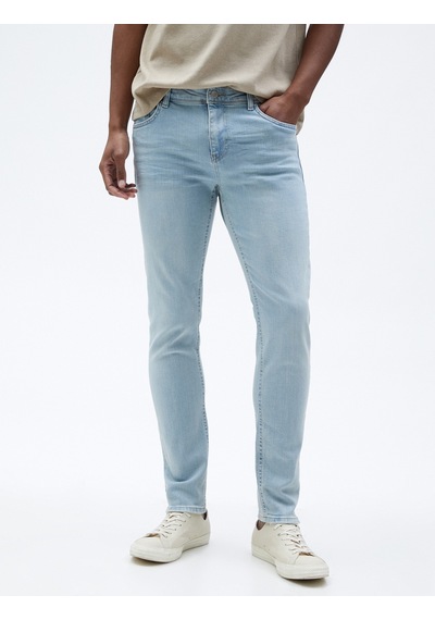 Koton Skinny Fit Premium Kot Pantolon - Michael Jean Açık İndigo 3sam40069nd 3SAM40069ND600 Açık İndigo Koton Skinny Fit Premium Kot Pantolon - Michael Jean Açık İndigo 3sam40069nd 3SAM40069ND600 Açık İndigo