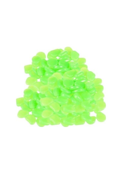 150 Adet Fosforlu Karanlıkta Işık Vererek Parlayan Dekoratif Çakıl Taşı Akvaryum Taşı 1-2 Cm - 916197295 10 X 100