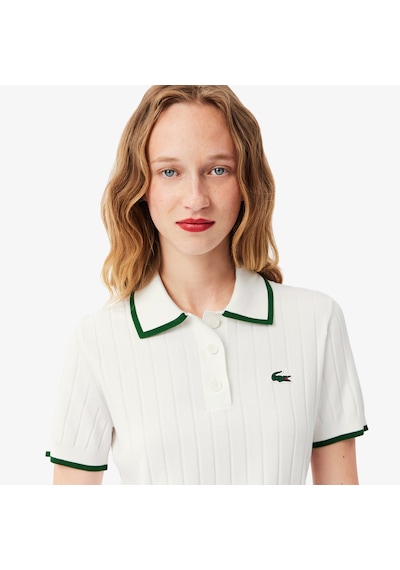 Lacoste Kadın Regular Fit Kısa Kollu Polo Yaka Trikot-shirt Beyaz