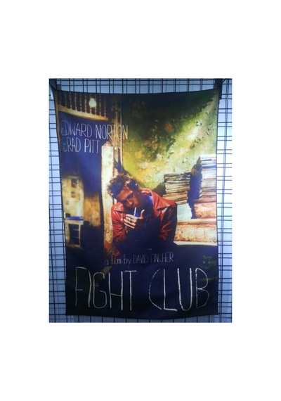 Fight Clup - Brad Pitt Desenli Tasarım Duvar Halısı