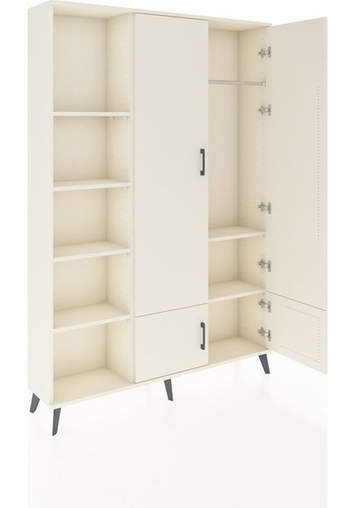 Arges Dolap 6 Raflı 4 Kapaklı Tek Askılı 132x30x195 Aytaşı-ay... Aytaşı Arges Dolap 6 Raflı 4 Kapaklı Tek Askılı 132x30x195 Aytaşı-ay... Aytaşı