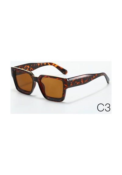 Kadın Uv400 Korumalı Güneş Gözlüğü Leopar - 712515268 Kahverengi