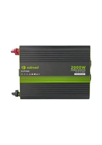 Solinved - İnges 12 Volt 2000 Watt Tam Sinüs İnverter - 12 V 2000 W İnvertör , 220 Volt Çevirici