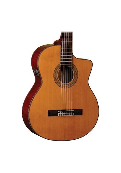Washburn C64sce Elektro Klasik Gitar Naylon Tel Sahne Preamp Si