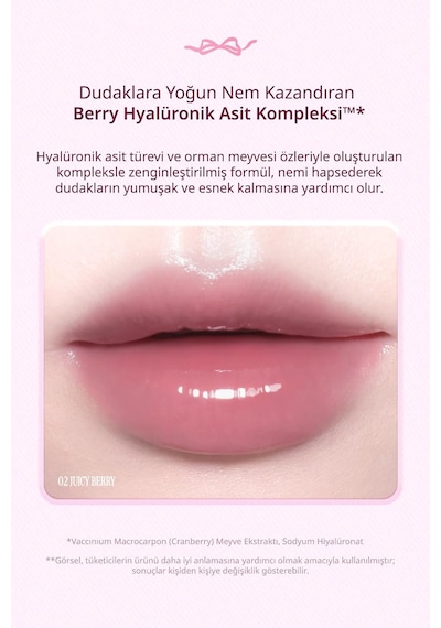 Dolgun Görünüm Kazandıran, Parlak, Besleyici, Renkli Dudak Serumu Glaze Lip Serum 01 Soft Fig Genel