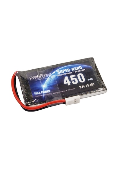 3.7 V 1s Lipo Batarya-pil 450 Mah 25c - Mikro Drone Pili