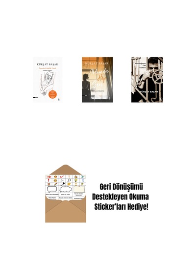 Dışarda Kötülük Vardı Ciltli + Aklımda Hep Sen + Konuştuğumuz Gibi Uzaklara + Okuma Sticker'ları