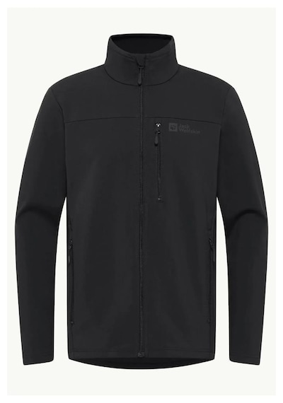 Jack Wolfskin Whırlwınd Men A62521-softshell Black Erkek Mont Siyah