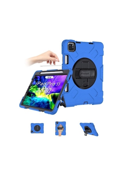 Apple Uyumlu iPad Pro 11 2022 Premium Kalem Yerli Stand Gear Armor Kılıf (460308127)
