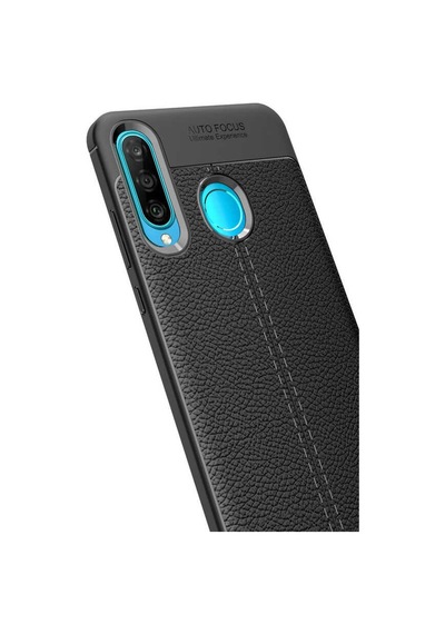Huawei P30 Lite Kılıf Zore Niss Silikon Kapak Siyah