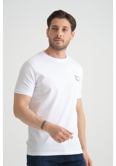 Shooter Sportwear Shooter Erkek Pamuklu T-shirt Premium Kalite Minimal Tasarım Regular Kalıp Beyaz Shooter Sportwear Shooter Erkek Pamuklu T-shirt Premium Kalite Minimal Tasarım Regular Kalıp Beyaz