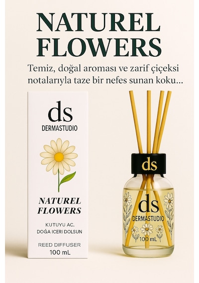 Natural Flowers Kutuyu Aç, Doğa İçeri Dolsun Premium Bambu Oda Kokusu 100 Ml Karışık