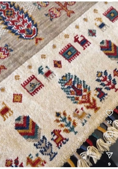 Hoom Rugs Sultani 809 Stone Klasik Salon Halısı Çok Renkli