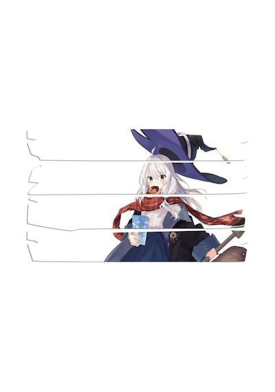 Anime Kız Cadı Mdf Tablo 0032 Model E