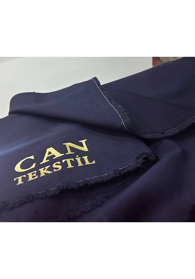 Can Tekstil Etek Pantolon Ceket Kumaşı Likralı Lacivert Eni 140Cm