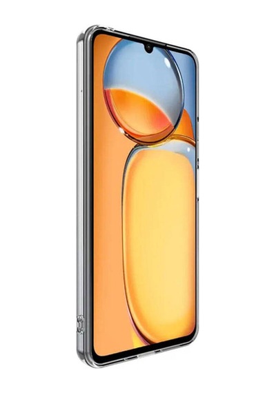 Xiaomi Redmi 13c Uyumlu Kılıf Kamera Korumalı Antishock Emici 2mm Yumuşak Esnek Şeffaf Silikon Resimde Görünen