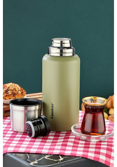 Cooker Campmate 750 Ml Paslanmaz Çelik Termos Ckr2106 Kahverengi
