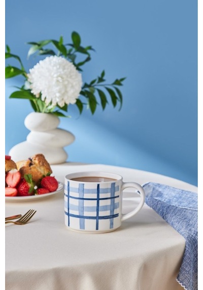 Karaca Alize Kareli Mug 390 Ml