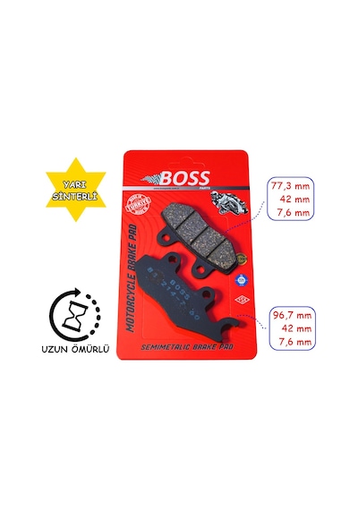 Rks Freccia 150 Ön Fren Disk Balatası Boss Fa214