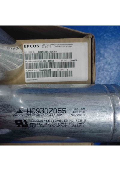 B32335b5113e53 Motor Run Caps. Kondansatör