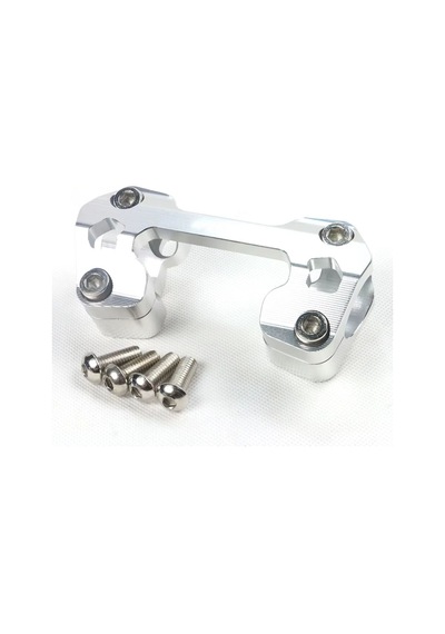 Universal Motosiklet Gidon Kelepçesi 28 Mm Gümüş Çok Renkli