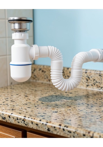Lavabo Gider Sifonu Esnek Hortumlu Koku Önleyici Tıkanma Engelleyici Gider Seti 0