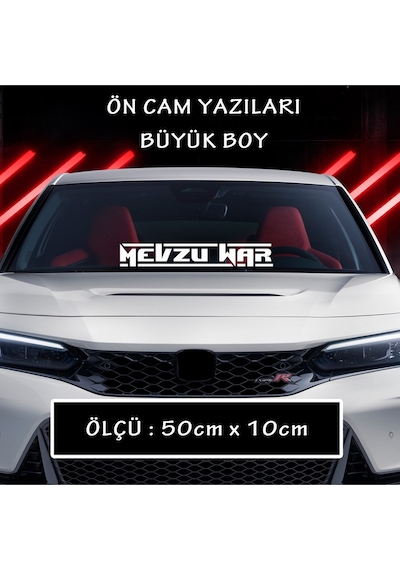 mevzu var oto sticker ön arka cam yazısı - tuning modifiye etiket