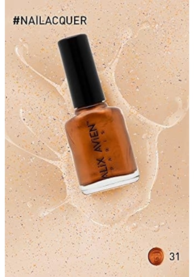 Metalik Bakır Oje 31 - Yüksek Pigmentli Uzun Süreli Kalıcılık Hızlı Kuruma - Nail Lacquer 31