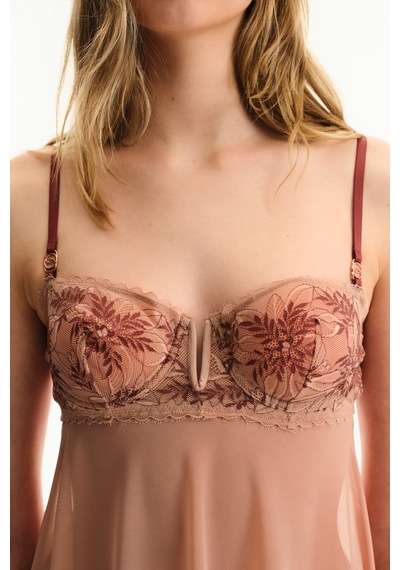 Penti Bej V Balenli Babydoll