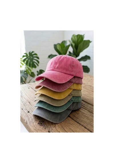 Emybox %100 Pamuk Yıkamalı Unisex Basic Şapka Kep Kahverengi