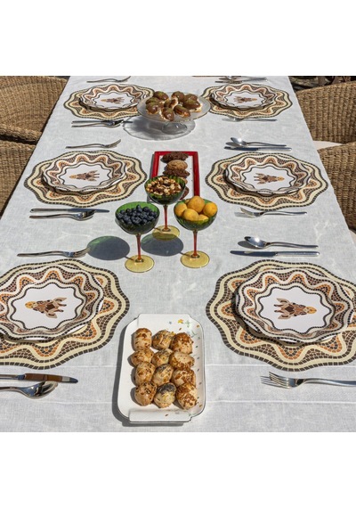 Mosaic Kağıt Amerikan Servis 39x39 Cm 12'li Paket Beyaz