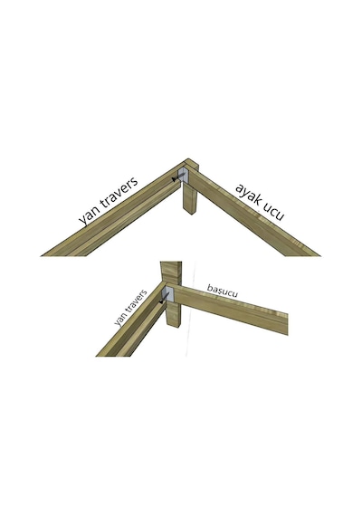 100cm X 190cm Doğal Masif Ahşap Yuvarlak Çıtalı Başlıklı Karyola Doğal Ahşap Natural Renk 100cm X 190cm Doğal Masif Ahşap Yuvarlak Çıtalı Başlıklı Karyola Doğal Ahşap Natural Renk