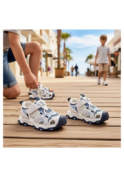 Cool Suv Bebe Ortopedik Önü Kapalı Spor Sandalet Lacivert