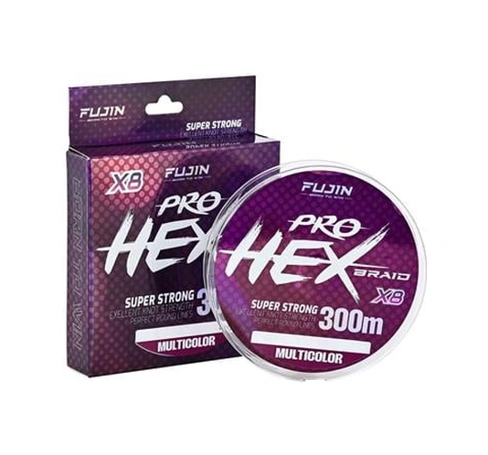 Fujin Pro Hex 8x 300mt. Multicolor İp Misina 0.27mm