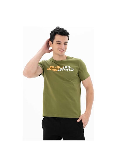 AR-MA Arma Erkek Slim Fit Bisiklet Yaka Tişört Y25344452401 Yeşil