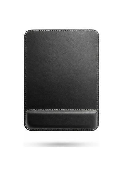 Deri Mouse Pad, Bilek Destekli, Ergonomik Tasarım, Kaymaz Taban, Ofis Ve Ev Kullanımı İçin
